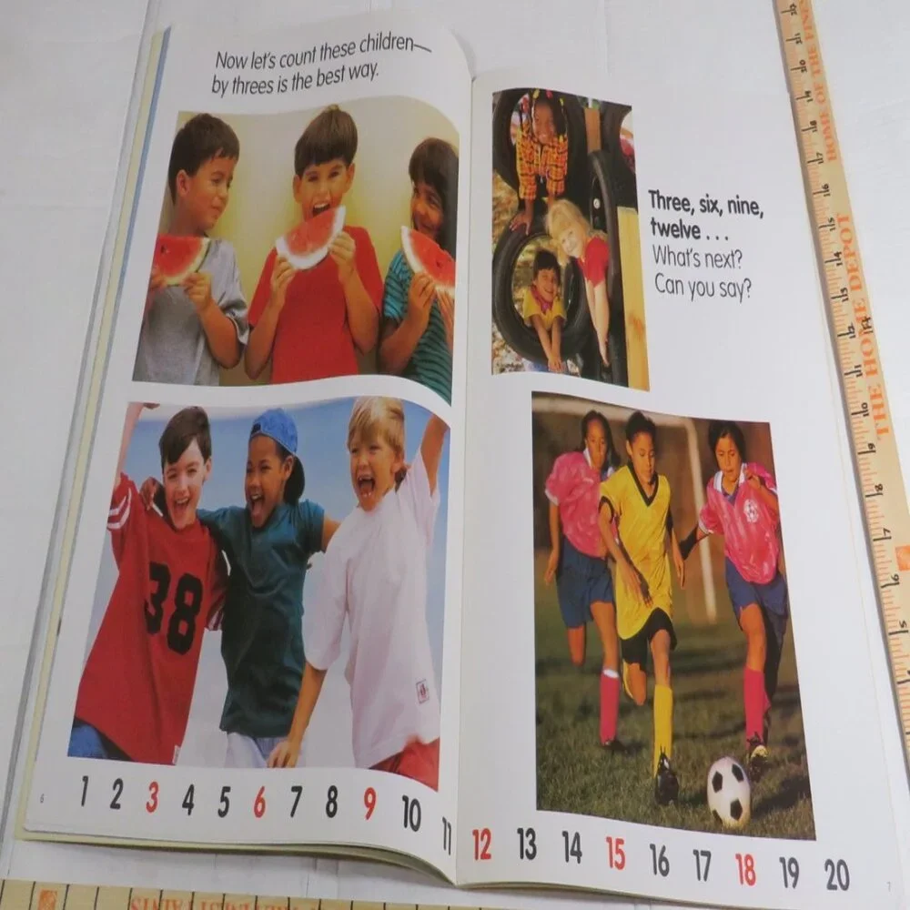 Skip Counting BIG BOOK (almost 2 feet tall) with teacher pages CLASSROOM SIZE